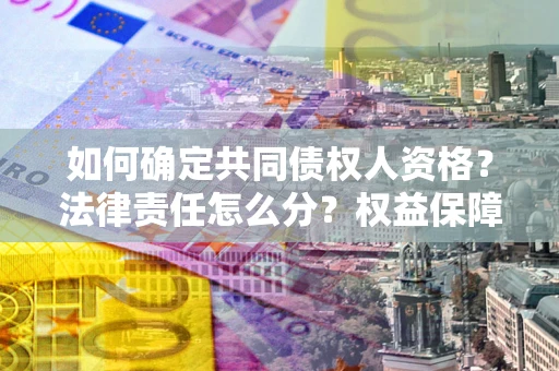 北京如何确定共同债权人资格？法律责任怎么分？权益保障技巧揭秘！