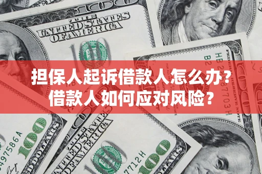 北京担保人起诉借款人怎么办？借款人如何应对风险？