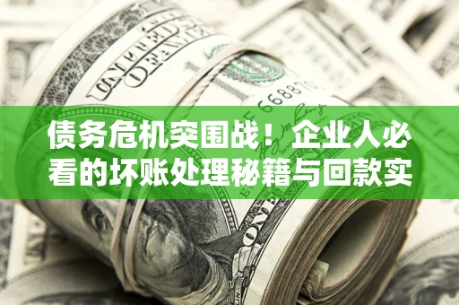 北京债务危机突围战！企业人必看的坏账处理秘籍与回款实战指南