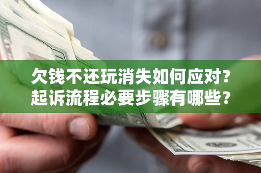 北京欠钱不还玩消失如何应对？起诉流程必要步骤有哪些？